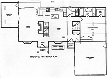 schematic of 1st floor spb design